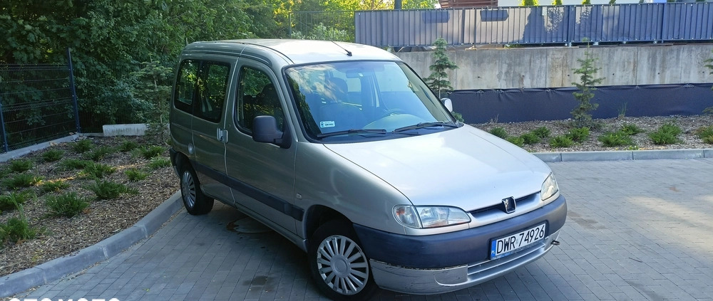 Peugeot Partner cena 4550 przebieg: 376000, rok produkcji 2000 z Wrocław małe 742